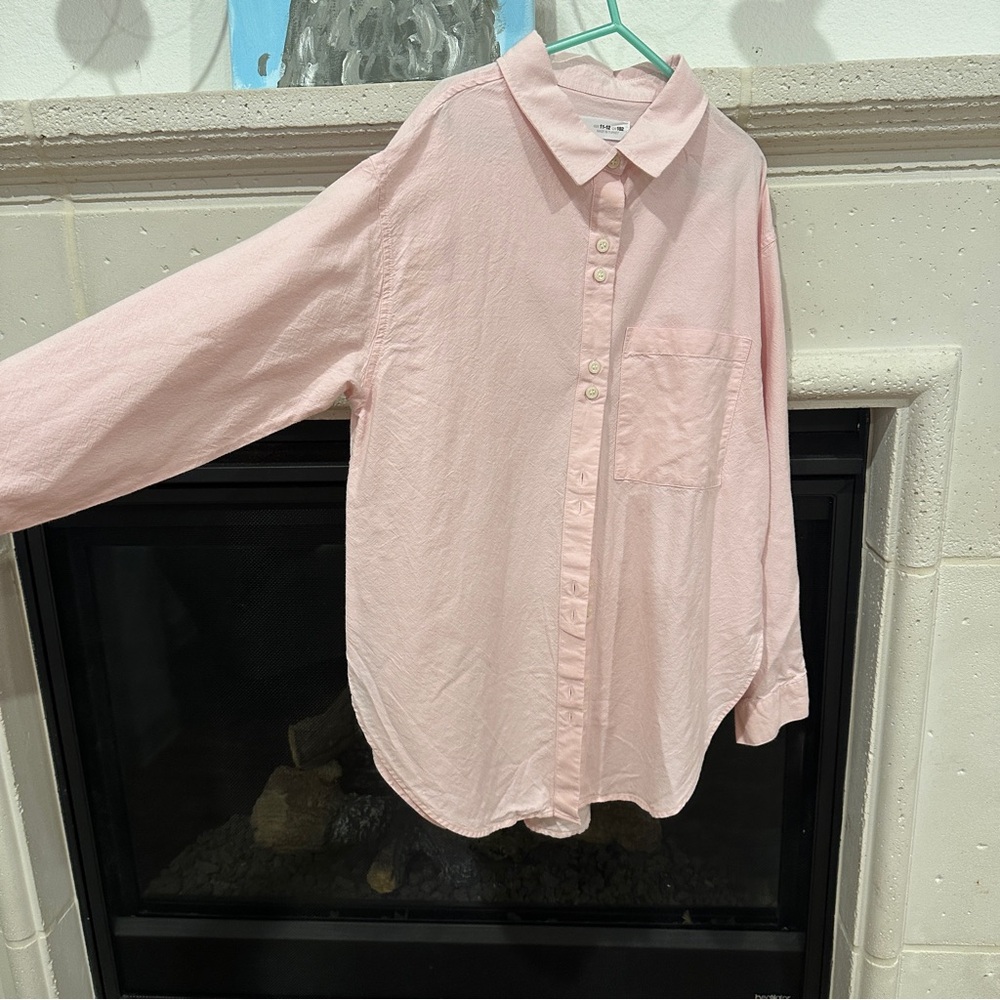 Zara  kids girls  Pink Button-Up Shirt